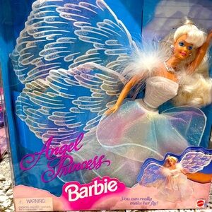 Lot- Angel of Joy Barbie & Angel Princess Barbie